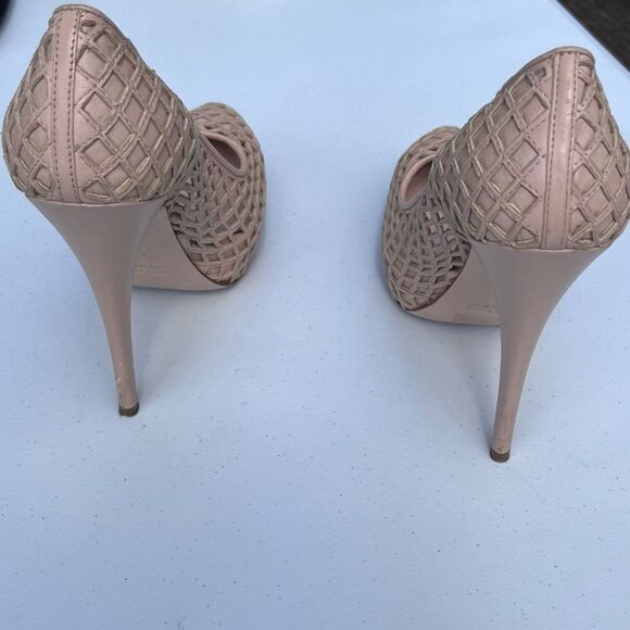 Miu Miu Nude Lattice Heels - Picture 6 of 6